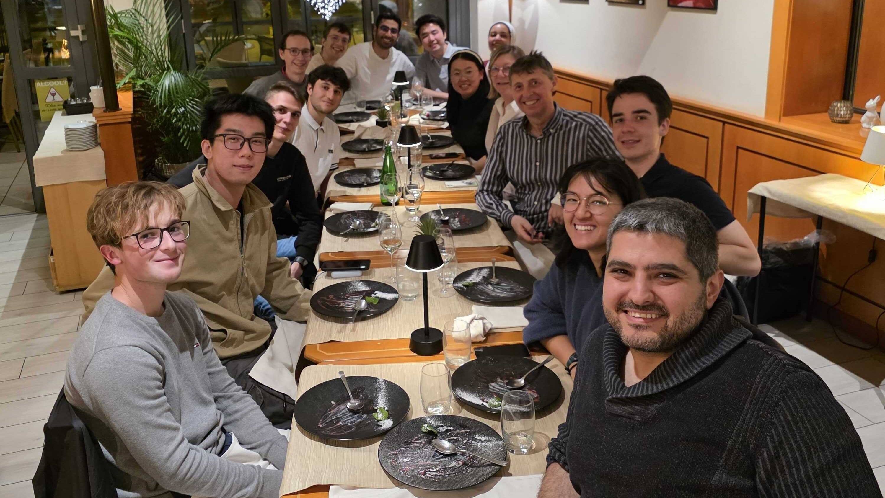 Bei's and Arturo's welcome dinner